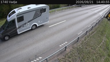 Bild från vägkamera: Vadje (väglagskamera)