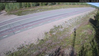 Bild från vägkamera: Lisskogsåsen (väglagskamera)
