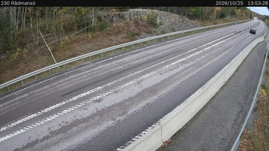 Bild från vägkamera: Rådmansö (väglagskamera)