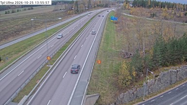 Bild från vägkamera: Trafikplats Ullna