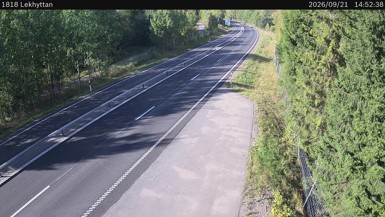 Bild från vägkamera: Lekhyttan (väglagskamera)
