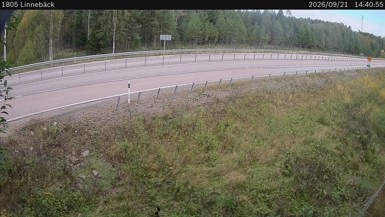 Bild från vägkamera: Linnebäck (väglagskamera)