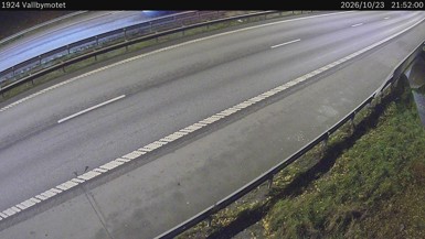 Bild från vägkamera: Vallbymotet (väglagskamera)