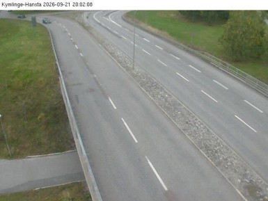 Bild från vägkamera: Hanstavägen vid Ärvinge