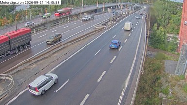 Bild från vägkamera: Motorvägsbron
