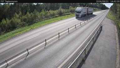 Bild från vägkamera: Taglarmyren (väglagskamera)