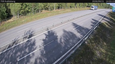 Bild från vägkamera: Kvälleberg (väglagskamera)