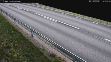 Bild från vägkamera: Nya Hovmantorp (väglagskamera)