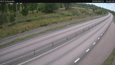 Bild från vägkamera: Eriksmåla (väglagskamera)