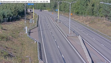 Bild från vägkamera: Skultorpstunneln Norra Bom