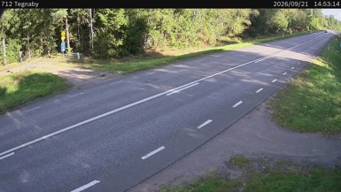 Bild från vägkamera: Tegnaby (väglagskamera)