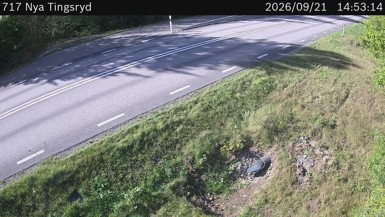 Bild från vägkamera: Nya Tingsryd (väglagskamera)