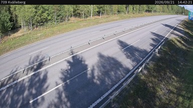 Bild från vägkamera: Kvälleberg (väglagskamera)