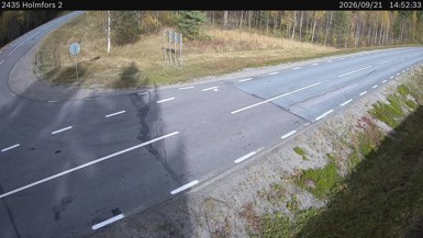 Bild från vägkamera: Holmfors 2 (väglagskamera)