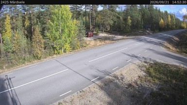 Bild från vägkamera: Mårdsele (väglagskamera)