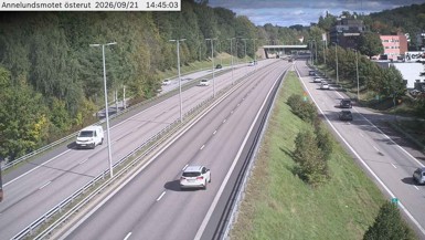 Bild från vägkamera: Annelundsmotet österut