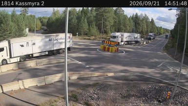 Bild från vägkamera: Kassmyra 2 (väglagskamera)