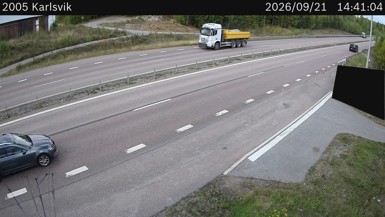 Bild från vägkamera: Karlsvik (väglagskamera)