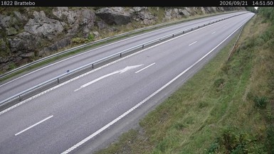 Bild från vägkamera: Brattebro (väglagskamera)
