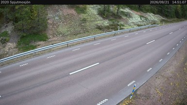 Bild från vägkamera: Spjutmosjön (väglagskamera)