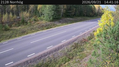 Bild från vägkamera: Norrhög (väglagskamera)