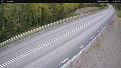 Bild från vägkamera: Simeå (väglagskamera)