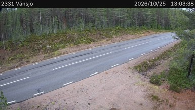 Bild från vägkamera: Vänsjö (väglagskamera)