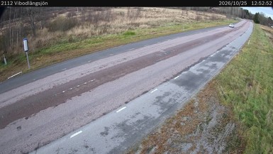 Bild från vägkamera: Vibodlångsjön (väglagskamera)