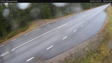 Bild från vägkamera: Missenträsk (väglagskamera)