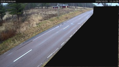 Bild från vägkamera: Kitkiöjoki (väglagskamera)