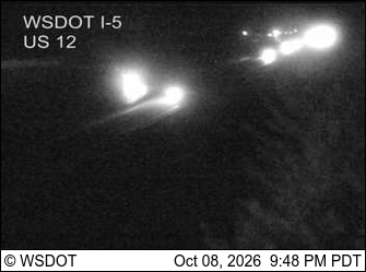 Photo from camera: I-5 at MP 68.4: US 12 Interchange