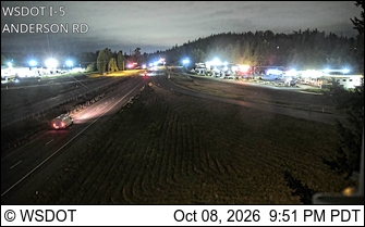 Photo from camera: I-5 at MP 225.1: Anderson Rd (South)