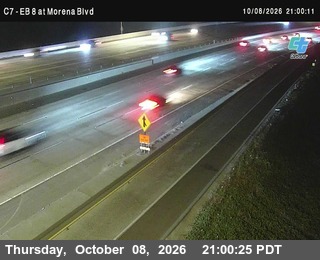 Photo from camera: (C007) I-8 : Morena Boulevard, San Diego