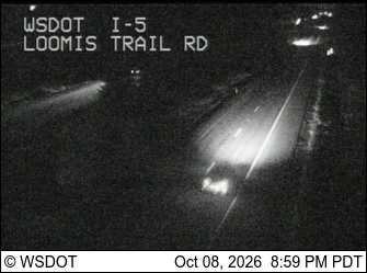 Photo from camera: I-5 at MP 271.4: Loomis Trail Rd