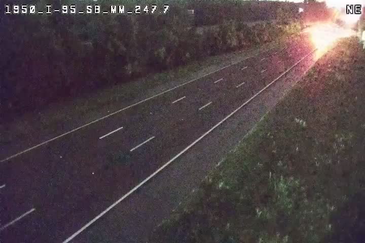Photo from camera: I-95 @ MM 247.7 SB