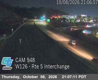 Photo from camera: SR-126 : (948) South of  I-5, Valencia