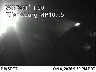 Photo from camera: I-90 at MP 107.5: Ellensburg