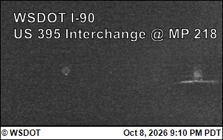 Photo from camera: I-90 at MP 220: US 395 Interchange @ Ritzville (1)