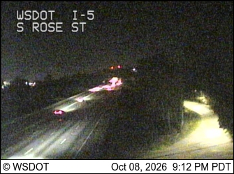 Photo from camera: I-5 at MP 159.7: S Rose St (Mid-Boeing Field)