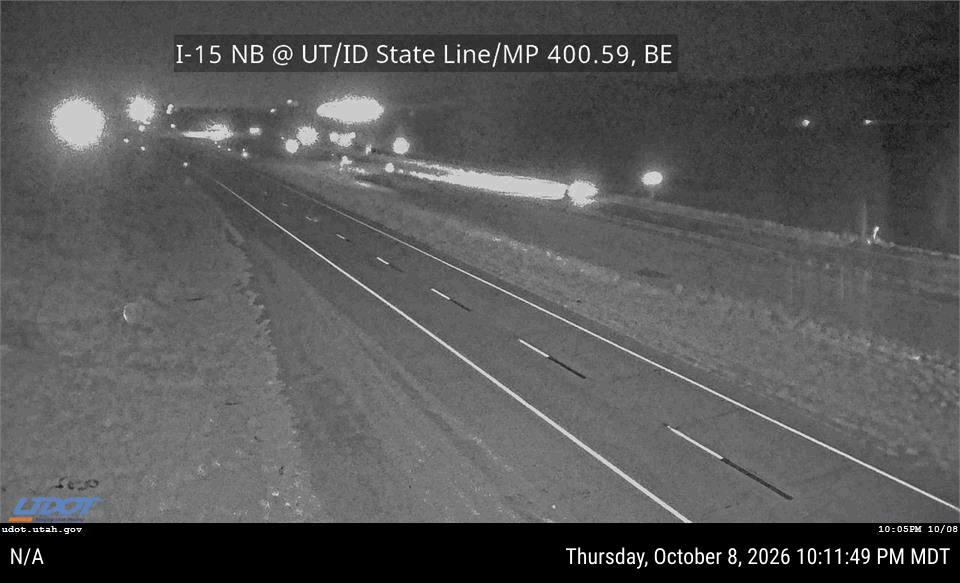 Photo from camera: I-15 UT/ID State Line UT