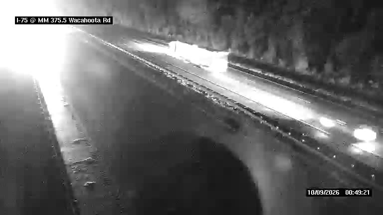 Photo from camera: I-75 @ MM 375.5 / Wacahoota Rd (N)