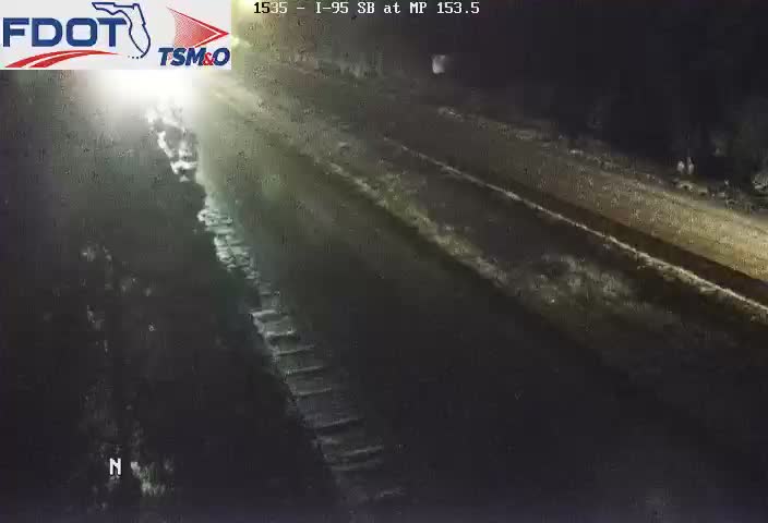 Photo from camera: I-95 MP 153.5 Southbound