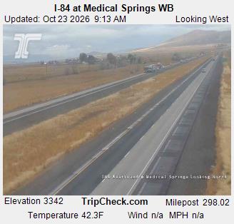 Photo from camera: I-84 at Medical Springs WB