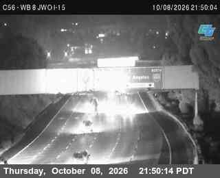 Photo from camera: (C 056) I-8 : West Of I-15, San Diego