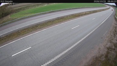 Bild från vägkamera: Sävjaån (väglagskamera)
