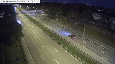 Bild från vägkamera: Fruängen norra