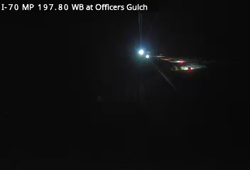 Photo from camera: I-70 MP 197.80 WB at Officers Gulch