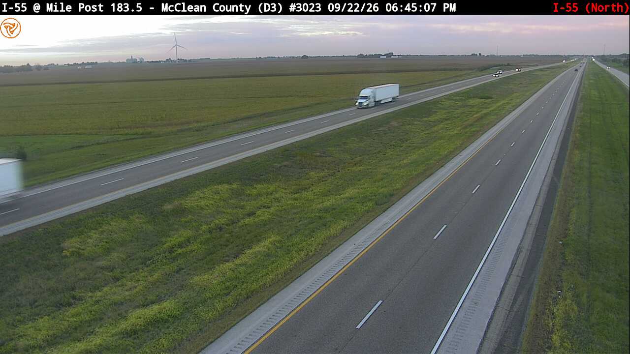 Photo from camera: I-55 NB at Mile Post 183.5