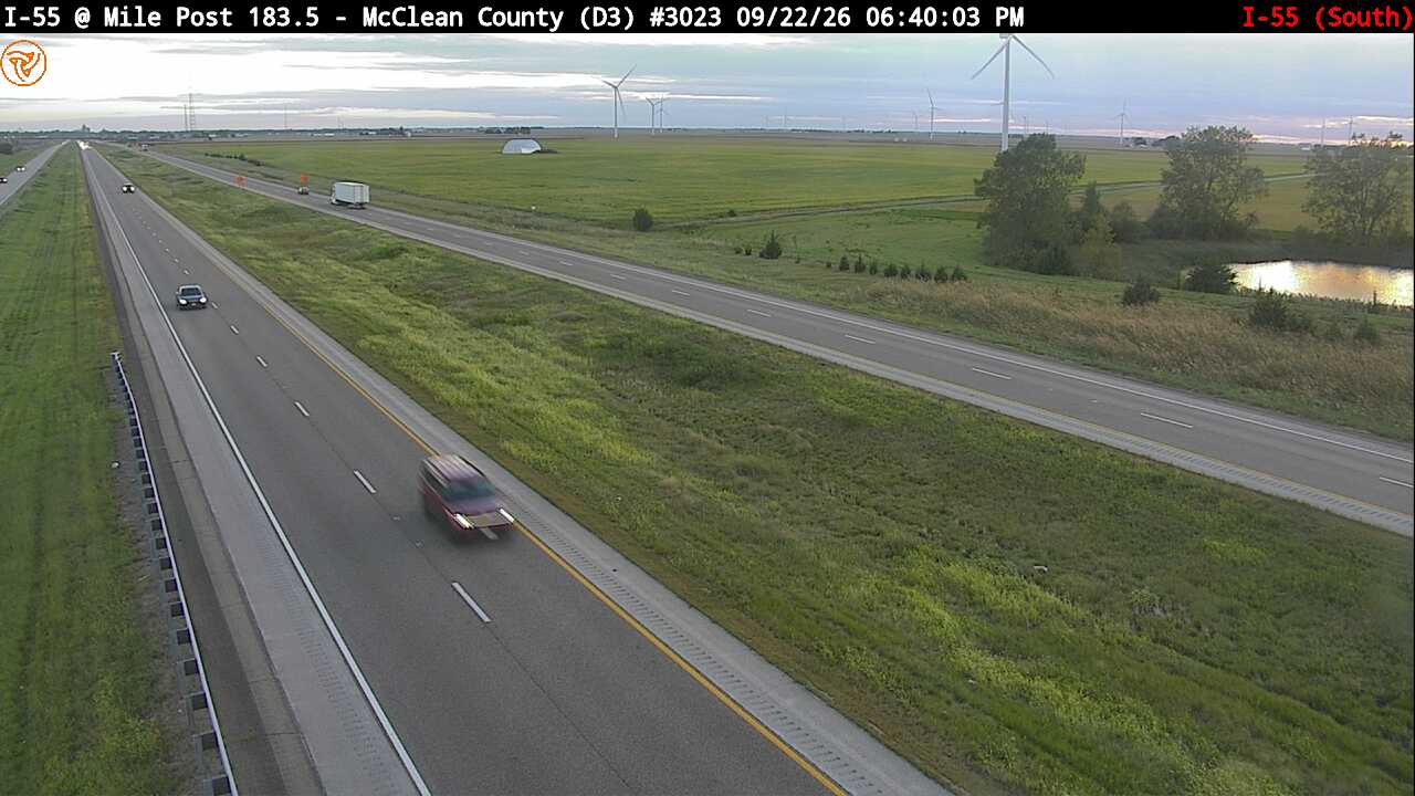 Photo from camera: I-55 NB at Mile Post 183.5