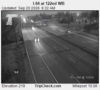 Photo from camera: I-84 at 122nd WB